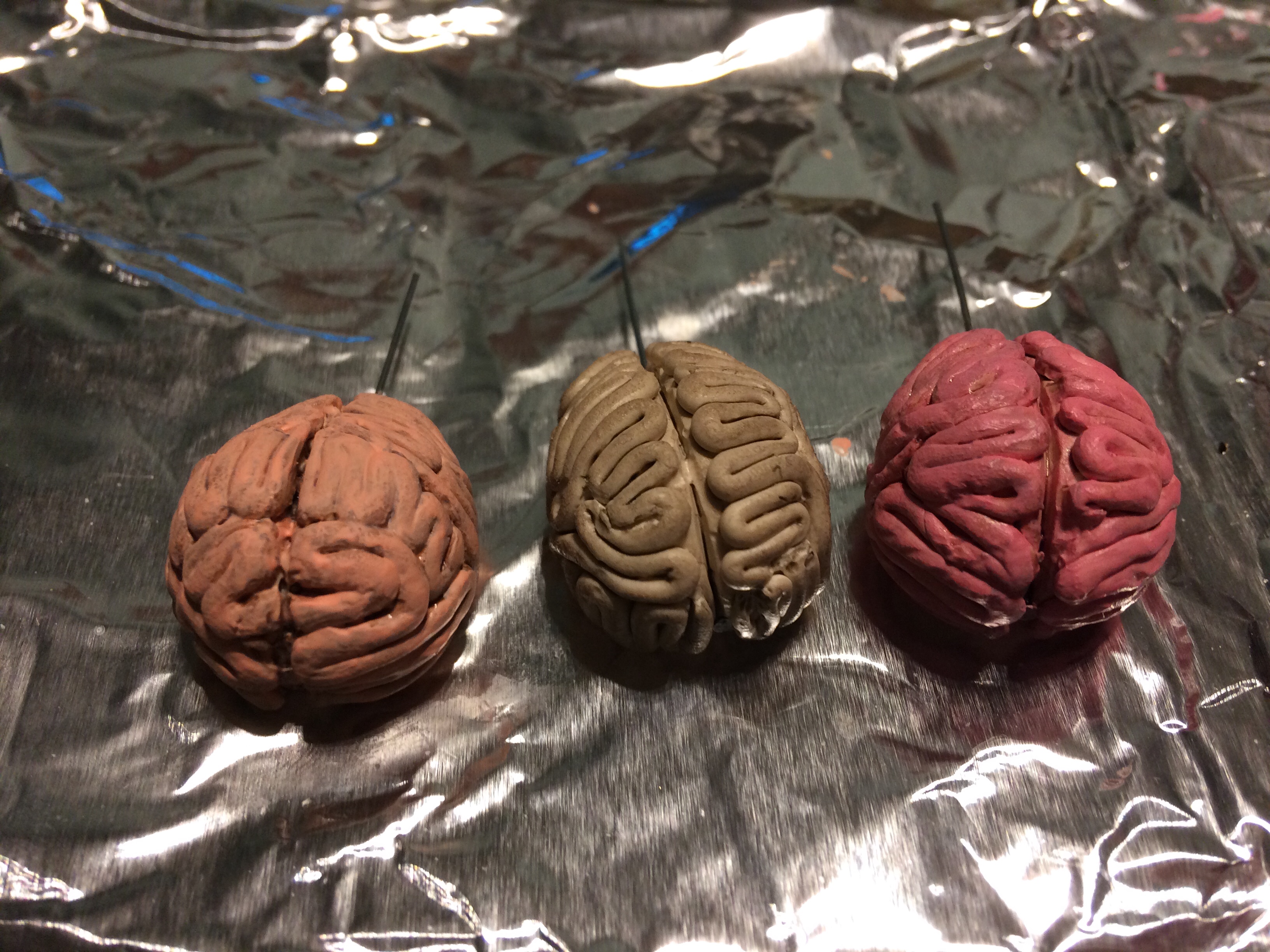 Brain necklace pendants