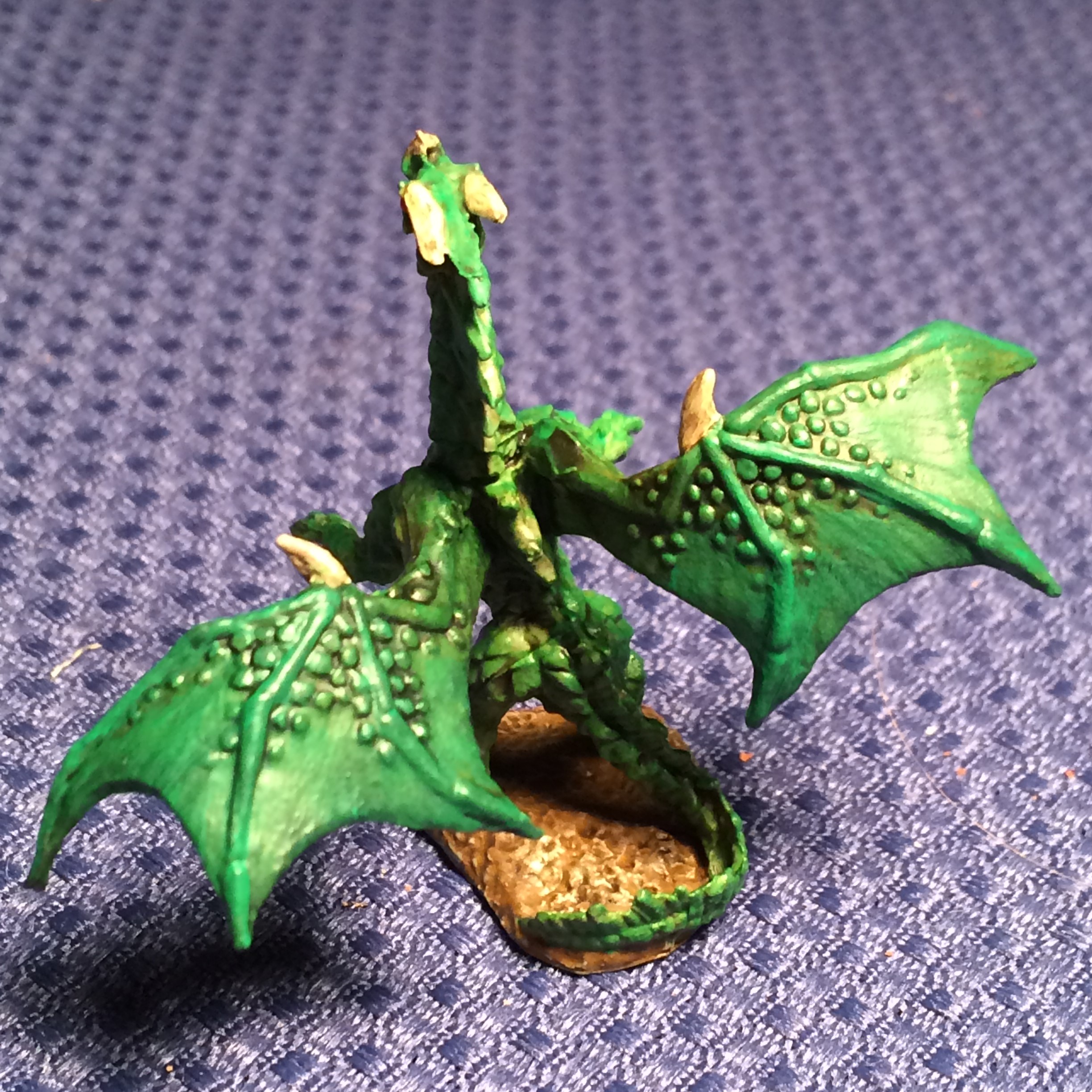 Dragon miniature back view