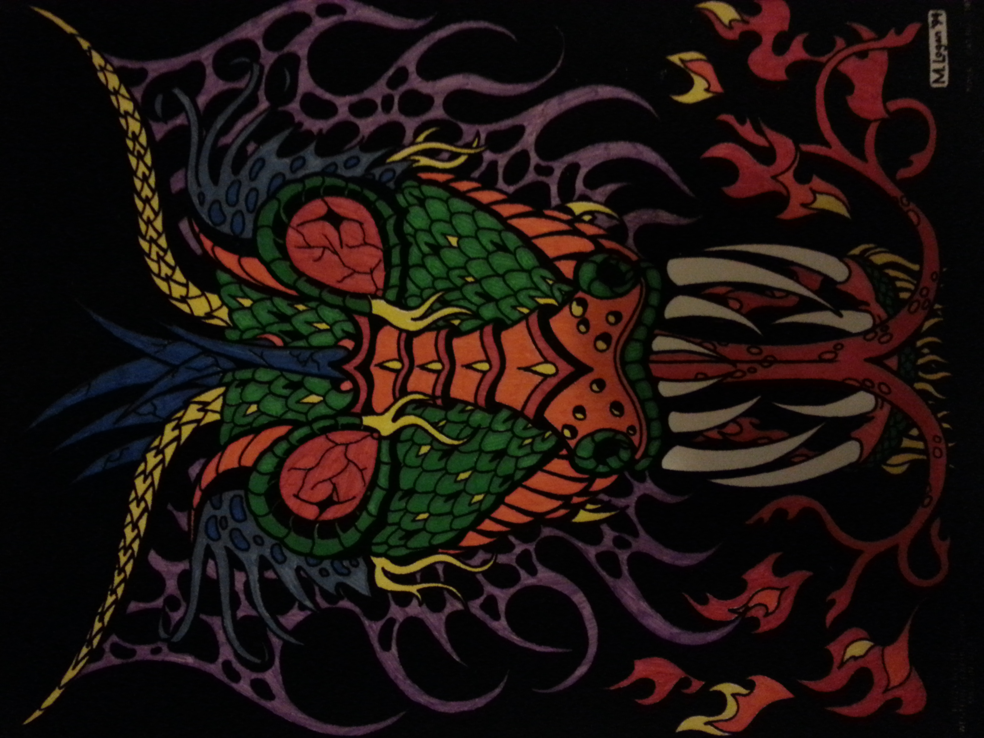 Dragon Fuzzy Poster