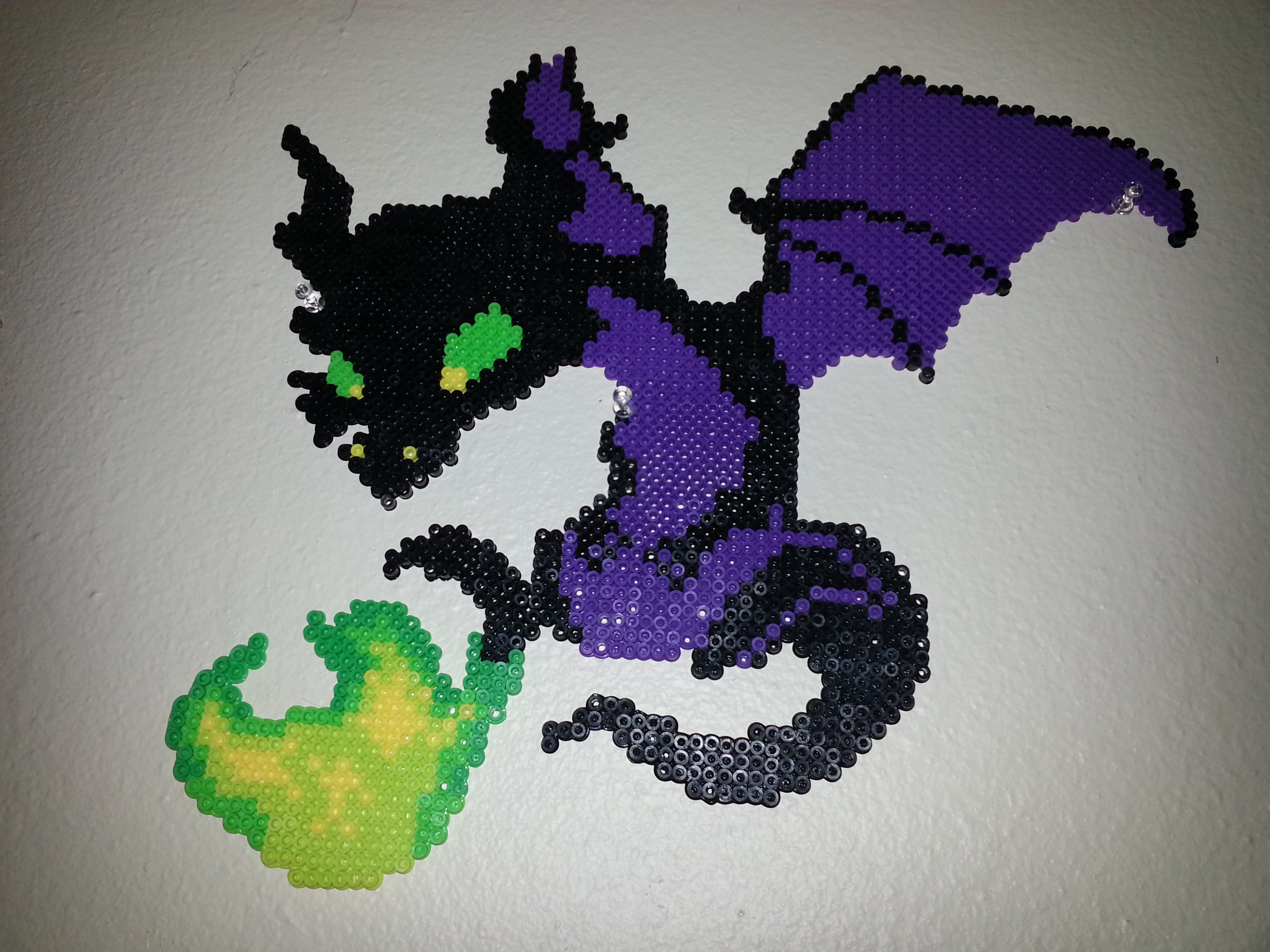 Baby Maleficent perler